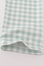Sage plaid pocket boy set - ARIA KIDS