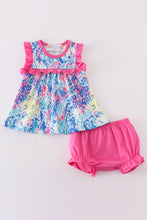 Purple oceanic dream girl bloomer set - ARIA KIDS