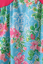 Pink floral character print mom dress - ARIA KIDS
