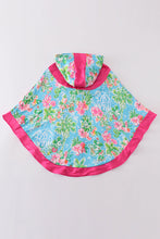 Pink floral character print girl cover up - ARIA KIDS