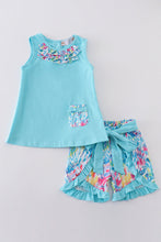Mint rainbow splash girl set - ARIA KIDS