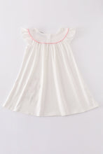 Pink carousel applique girl dress - ARIA KIDS