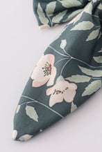 Green forest bloom print girl sailor bow - ARIA KIDS