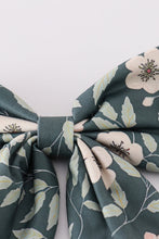 Green forest bloom print girl sailor bow - ARIA KIDS