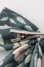 Green forest bloom print girl sailor bow - ARIA KIDS