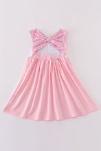 Pink puppy embroidery girl dress - ARIA KIDS