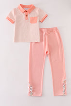 Orange plaid boy set - ARIA KIDS