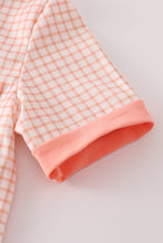 Orange plaid boy set - ARIA KIDS