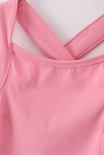 Pink active sporty gymnastic girl overall - ARIA KIDS
