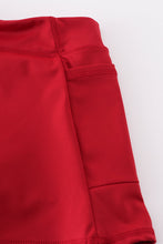 Red active sporty girl skirt - ARIA KIDS