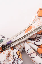 Coral floral print hair sailor bow - ARIA KIDS