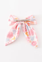 Pink character print hair sailor bow - ARIA KIDS