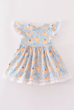 Pumpkin print ruffle girl bubble - ARIA KIDS