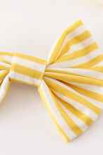 Gold piggie hair bow - ARIA KIDS