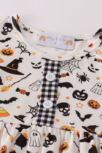 Halloween plaid girl ruffle set - ARIA KIDS