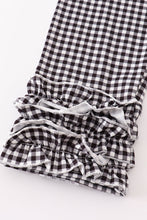 Halloween plaid girl ruffle set - ARIA KIDS