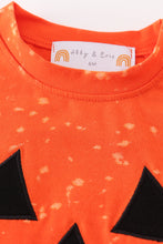Orange halloween pumpkin face boy bubble - ARIA KIDS
