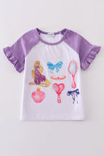 Purple princess girl top - ARIA KIDS