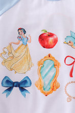 Blue snow white print girl bubble - ARIA KIDS