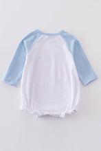 Blue snow white print girl bubble - ARIA KIDS