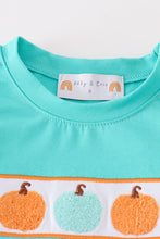 Pumpkin french knot boy set - ARIA KIDS