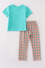 Pumpkin french knot boy set - ARIA KIDS