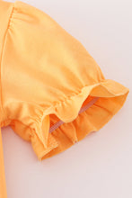Orange halloween character ghost applique girl set - ARIA KIDS