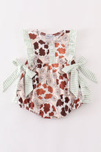 Pumpkin daisy leopard girl bubble - ARIA KIDS