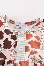 Pumpkin daisy leopard girl bubble - ARIA KIDS