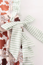 Pumpkin daisy leopard girl bubble - ARIA KIDS