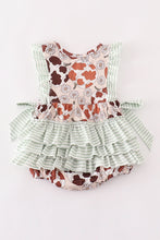 Pumpkin daisy leopard girl bubble - ARIA KIDS