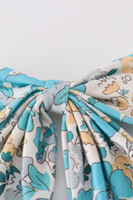 Blue aqua meadow girl sailor bow - ARIA KIDS