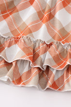 Khaki gingham mom&me dress - ARIA KIDS