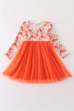 Pink pumpkin print tutu dress - ARIA KIDS