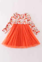 Pink pumpkin print tutu dress - ARIA KIDS