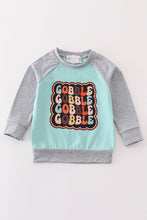 Thanksgiving gobble print boy top - ARIA KIDS