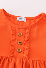Orange ruffle girl dress - ARIA KIDS