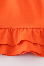 Orange ruffle girl dress - ARIA KIDS