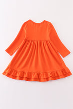 Orange ruffle girl dress - ARIA KIDS