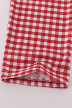 Alabama embroidery gingham pants set - ARIA KIDS