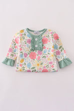 Floral print ruffle romper - ARIA KIDS