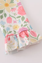 Floral print ruffle pants set - ARIA KIDS