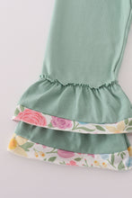 Floral print ruffle pants set - ARIA KIDS