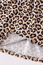 Forest tree applique leopard ruffle skorts set - ARIA KIDS
