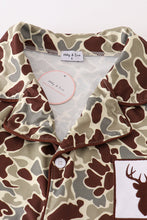Camouflage antler embroidery women gown - ARIA KIDS