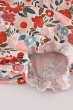 Fox embroidery floral print bubble - ARIA KIDS
