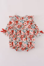 Fox embroidery floral print bubble - ARIA KIDS