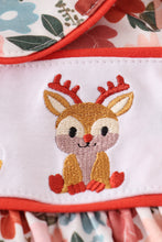 Fox embroidery floral print bloomer set - ARIA KIDS