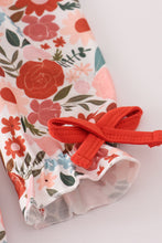 Fox embroidery floral print bloomer set - ARIA KIDS