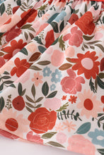 Fox embroidery floral print bloomer set - ARIA KIDS
